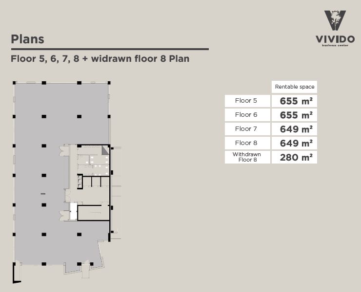 Floor 5,6,7,8 Plan